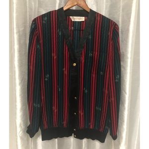 80s VTG 100% Silk Blouse